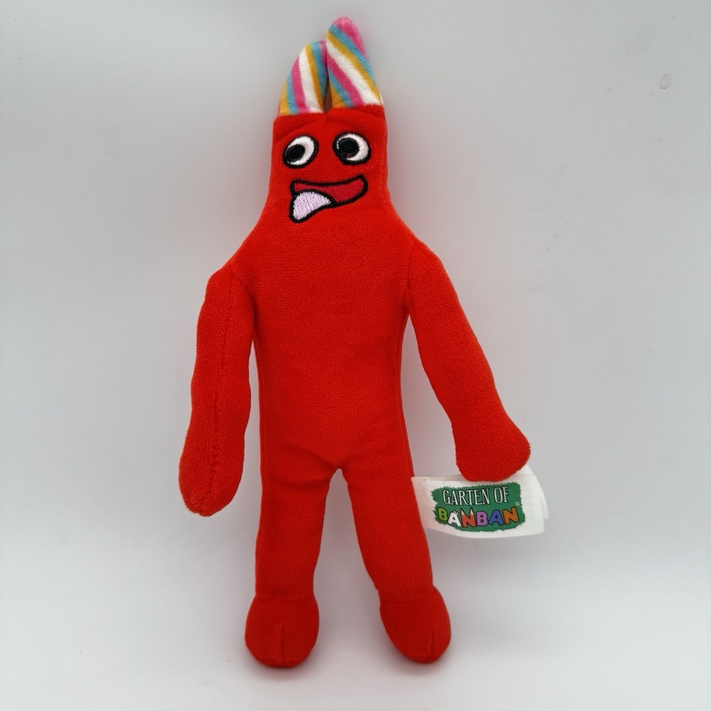 Garten of Banban 9" Plush Toy Kids Game Ban Ban Monster Stuffed Dolls Gift Red